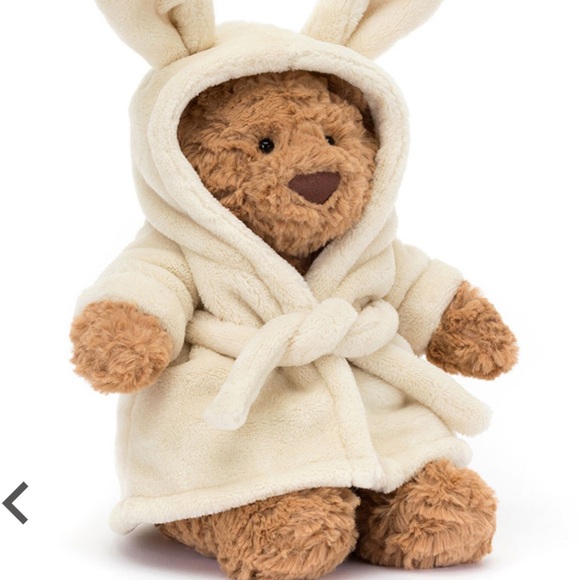 Jellycat Other - Jellycat Bartholomew Bear Bathrobe Outfit . Authentic NWT and dust bag